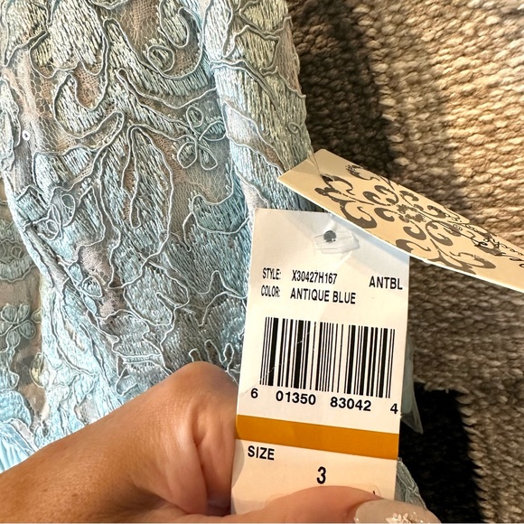 Speechless sweeatheart neckline Antique Blue Prom Dress #612 - Picture 4 of 7